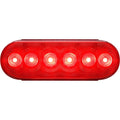 LED TAIL 6IN 6 DIODE RECESSED RED