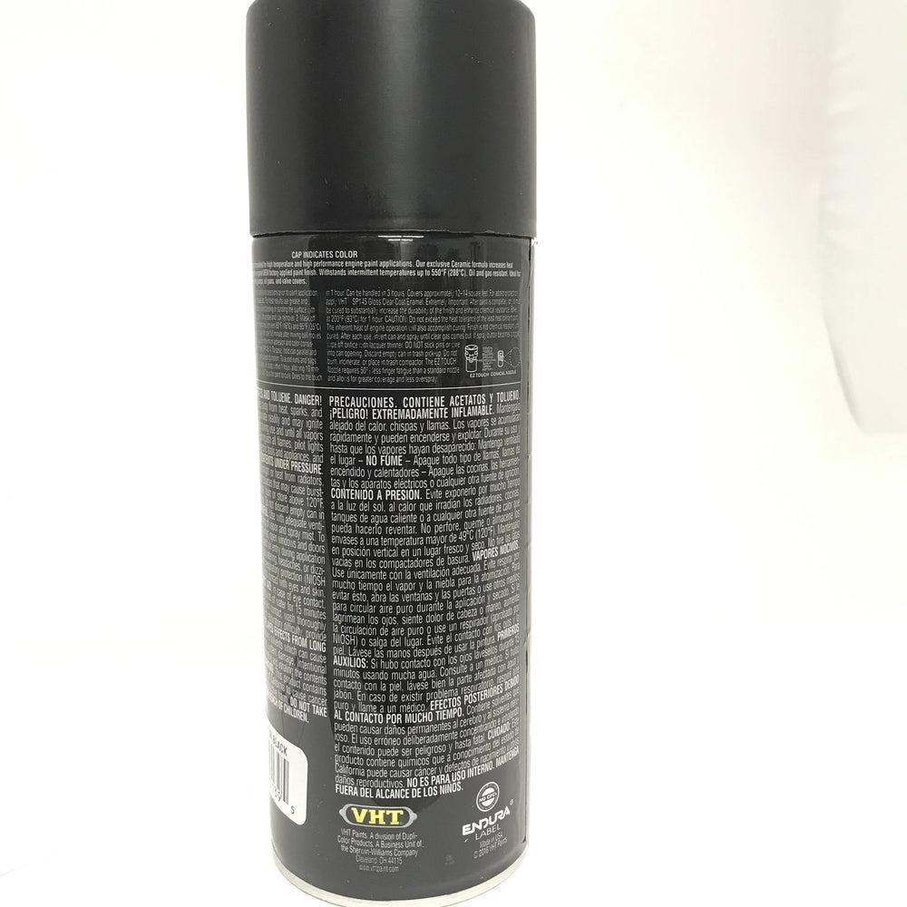 HIGH TEMPERATURE ENGINE ENAMEL; GM SATIN BLACK; 11 OZ. AEROSOL