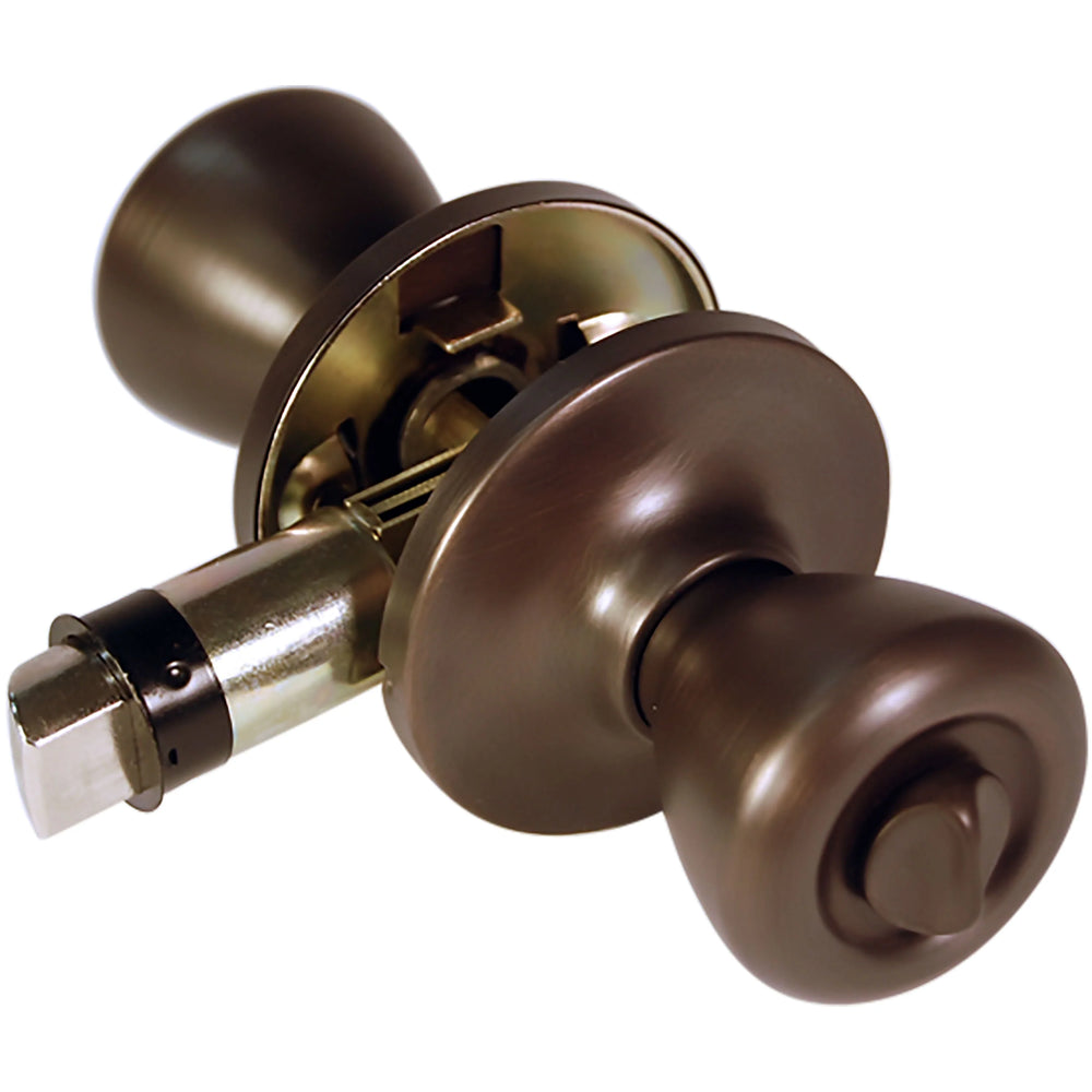 LOCKSET KNOB C3 PRIVACY OLD WORLD BRONZE