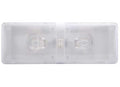 INTERIOR CEILING LIGHT DOUBLE CLEAR LENS ON/OFF/ON SWITCH EUROSTYLE RETAIL