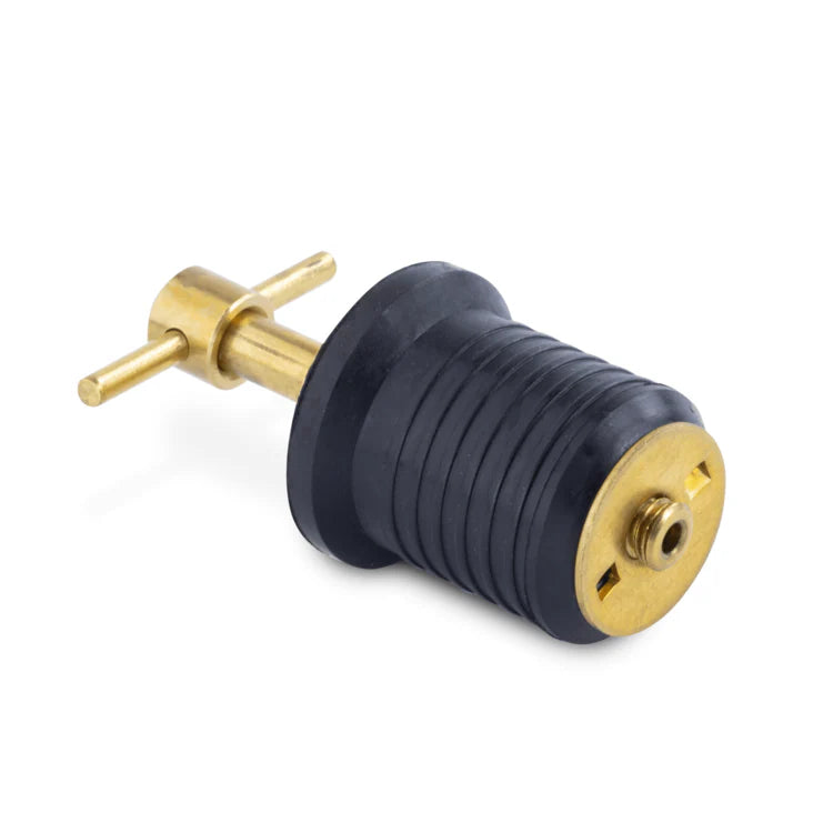 DRAIN PLUG TWIST TURN BRASS 1IN