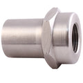QA1 Tube Adapter - 1-1/4in OD - Hex - Left Hand - 3/4-16 Thread .095 Wall - Alloy