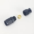 Vibrant Performance - 16446 - Tube to Female AN Adapter with Brass Olive Inserts, -6AN, Tube Size - 0.375 in.