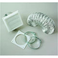 4" VENT KIT W/LOUVERED CO