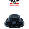 QUICKTRIM ABS BLACK HUB COVER 8 LUG ON 6.5IN BC