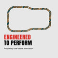 Fel-Pro Mitsubishi Eclipse OS 30707 Engine Oil Pan Gasket Set High-Temperature Rubber-Coated Fiber