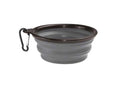 COLLAPSIBLE SILICONE BOWL (1L) GREY/BLACK