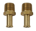 Moroso Fuel Hose Fitting - 3/8in NPT to 3/8in Hose - Brass - Single