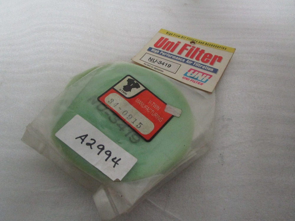 Uni FIlter Harley Davidson Air Filter - Flat Custom Housings