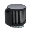 V/C Breather w/ Shield Black 1-1/2in