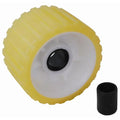 5' RIB ROLLER YELLOW