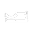 Cometic Chrysler LA V8 .125in Fiber Intake Rail Gasket Kit