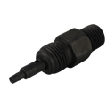 Factory replacement high pressure fuel outlet fitting for CP3