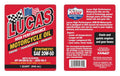 Synthetic SAE 20w50 Motorcycle Oil 1 Qt