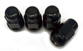 HONDA BALL SEAT BLACK CHROME LUG 4PACK BAGGED 12MM X 1.50 THREAD
