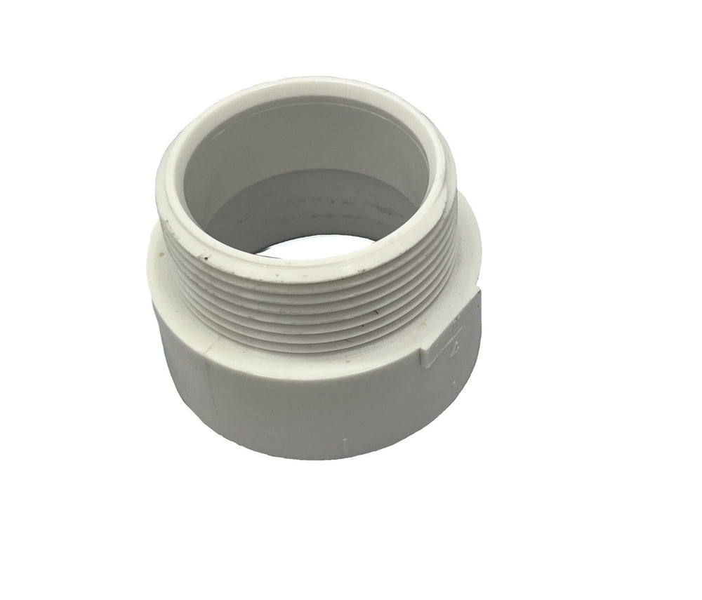 CONNECTS 11/2IN HOSE W/CUSTOM HOSE ADAPTER OR RIGID PVC TO 11/2IN FPT THREAD