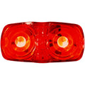 LED M/C RECT DBL BULLS-EYE 4"X2