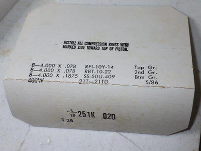 SEALED POWER auto part