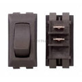 MOMENTARY ON/OFF SWITCH BROWN 1/CARD