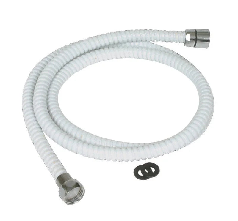 WHITE SHOWER HEAD HOSE 60IN