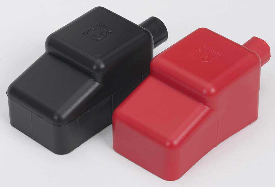 BLACK BATTERY TERMINAL COVERS