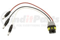 LED 3-WIRE PLG MLDD AMP W/.180 BLTS