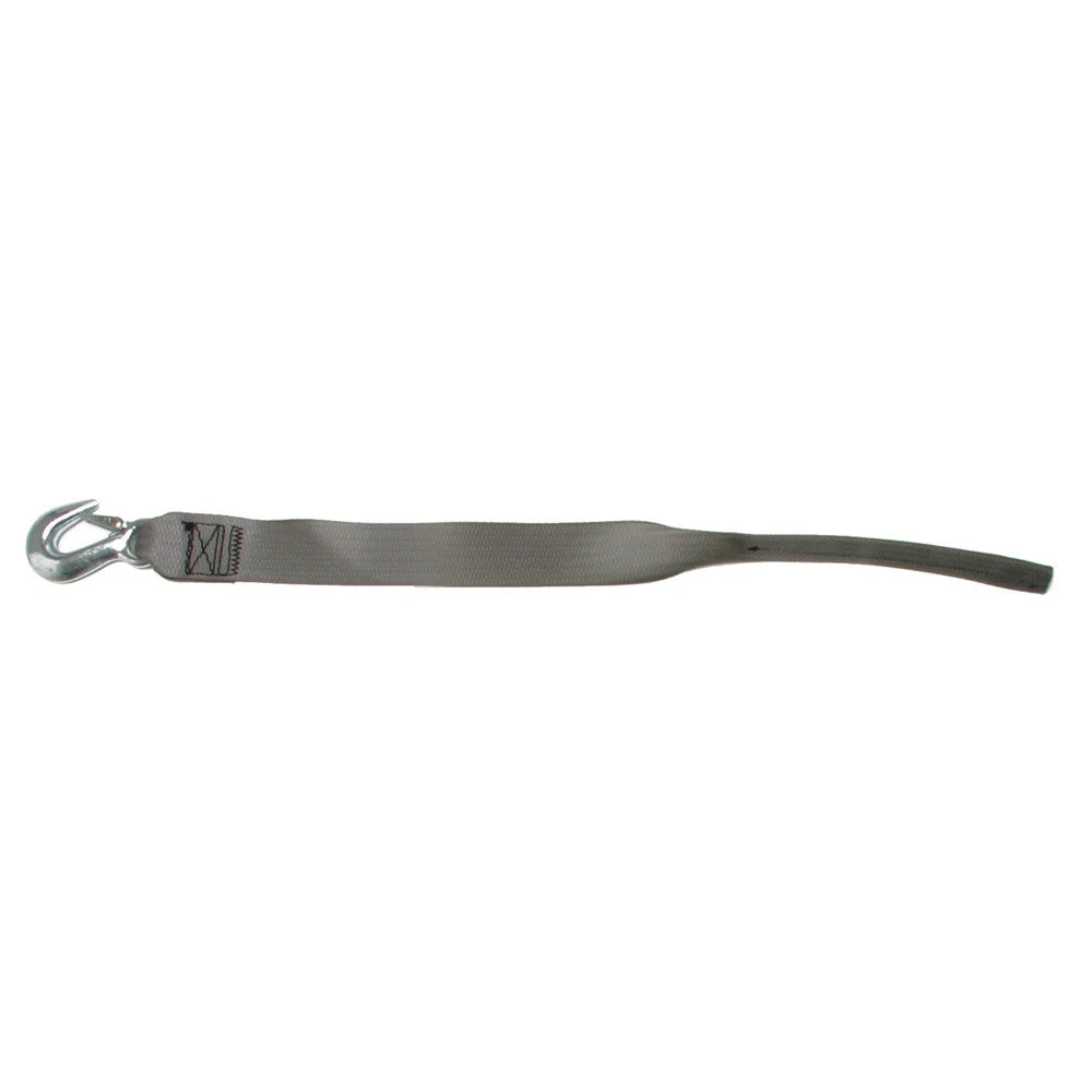 WINCH STRAP WITH TAIL END, 2" X 20'