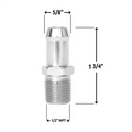 Spectre Heater Hose Fitting 5/8in. - Chrome