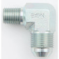 90 Male Elbow #8 To 1/4 Npt Steel Fitting