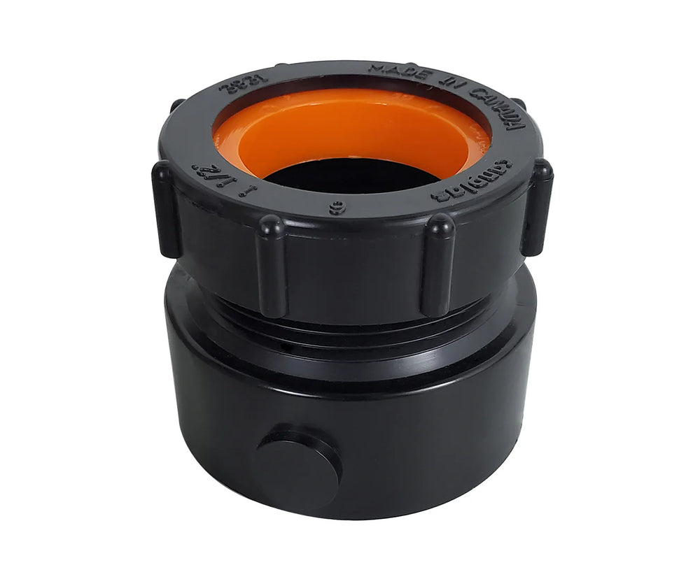 FITTING, ABS, TRAP ADAPTER, 2-IN-1