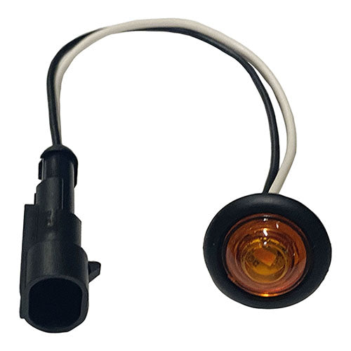LED M/C PC RND W/AMP CONNECTOR .75'