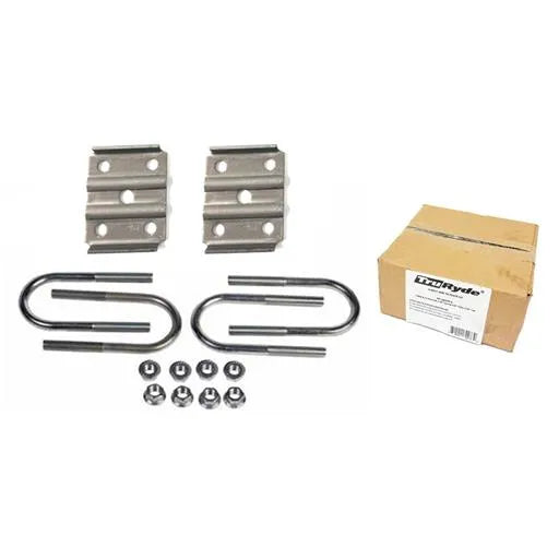 TRAILER AXLE UBOLT & NUT KIT2.2K LB AXLES 13/4IN AXLE TUBE 3/8IN24 THREAD SIZE 43/8IN LENGTH