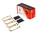 TRAILER AXLE UBOLT & NUT KIT2.2K LB AXLES 13/4IN AXLE TUBE 3/8IN24 THREAD SIZE 43/8IN LENGTH