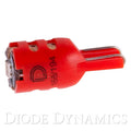 Diode Dynamics 194 LED Bulb HP5 LED - Red Short (Single)