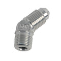 Fragola -3AN x 1/8 NPT 45 Degree Adapter