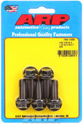 ARP 3/8-24 x 1.000 Hex 7/16 Wrenching Oxide Bolts - Black