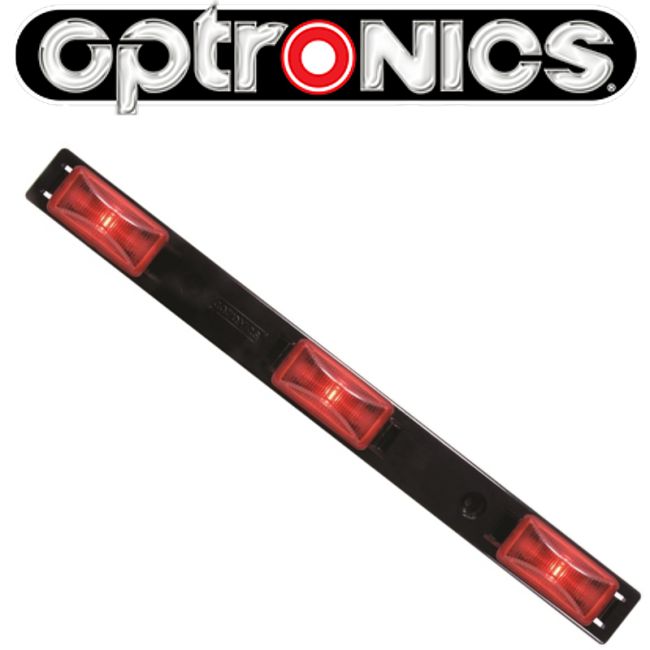 ID LIGHT BAR;PLASTIC;3 RED LED;CL L