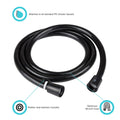 60 VINYL RV SHOWER HOSE BLACK