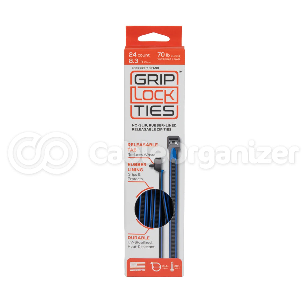 GRIP LOCK TIES black auto part