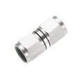 06 FEMALE TO FEMALE AN/JIC SWIVEL COUPLING RED&BLUE