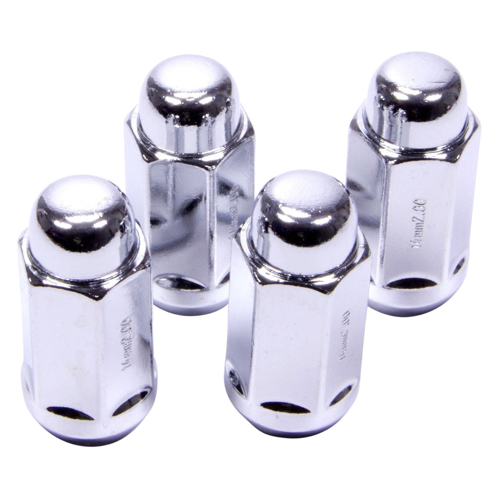 14MM X 2.00 ACORN EXTRA LONG (13/16IN HEX) LUG NUTS 4 BAGGED
