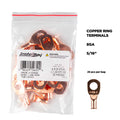 COPPER UNINSULATED RING TERMINAL 8 GAUGE 5/16 INCH