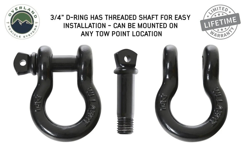 Overland Vehicle Systems black recovery gear