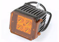 Rugged Ridge 3 Inch Square LED Light Cover Amber