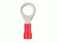 RED VINYL RING TERMINAL 22-18 GAUGE #14 PACKAGE OF 100