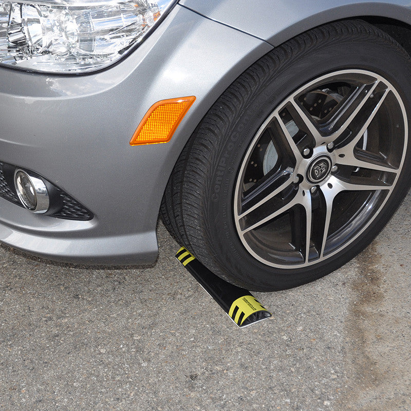WHEEL STOPPER (300MM) BLACK 2PCS/SE