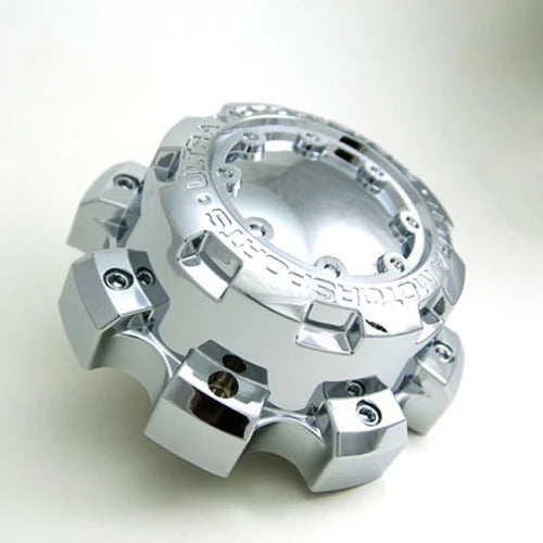 CHROME BOLT ON SHORT CAP