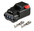 APEX 2.8, 3 CAVITY, FEMALE, BLK HOUSING