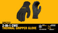 DPG737 GLOVE IN GLOVE THERMAL WORK GLOVE BLACK SIZE XL