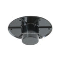 PEDESTAL TABLE LEGS ROUND FLUSH MOUNT BASE BLACK